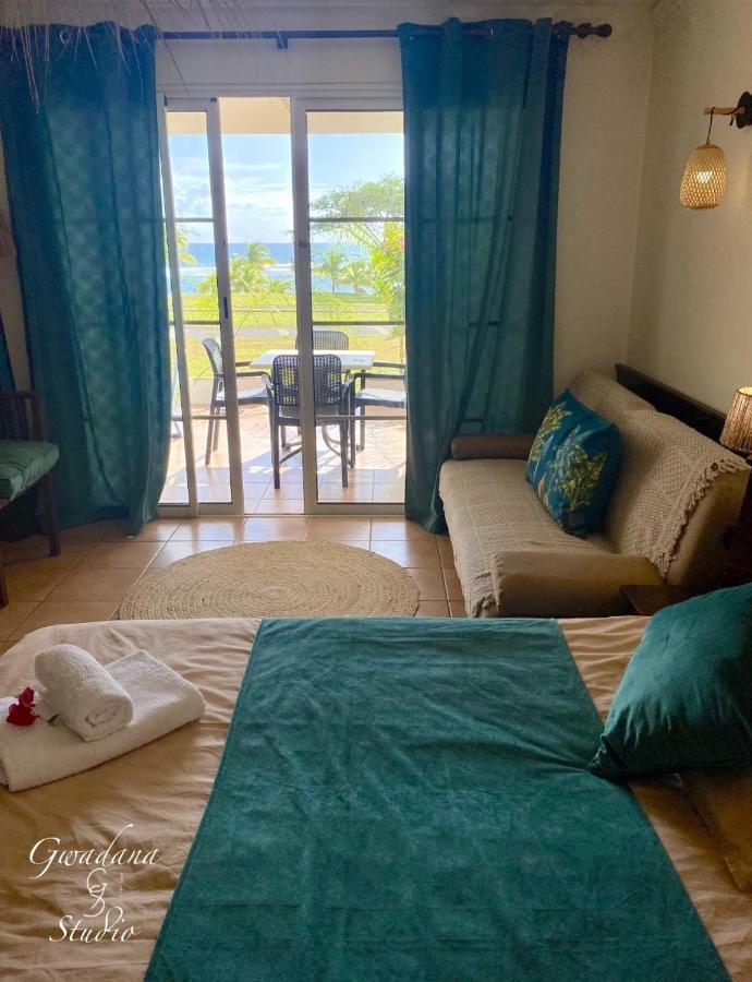 Acces Direct Plage, Vue Mer D'Exception, Les Gwada Studios, Village Vacances Sainte-Anne  Exterior foto